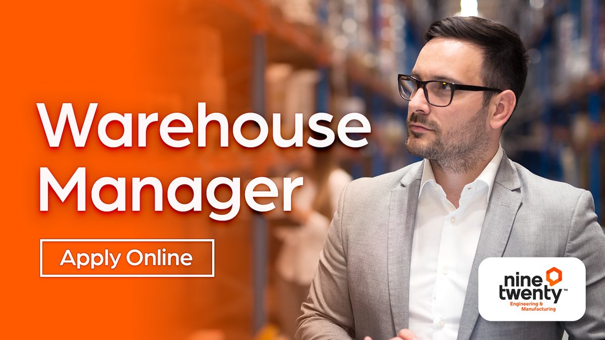 📍 Ayrshire
 
Nine Twenty seek an experienced Warehouse Manager to join our hugely successful manufacturing client based in Ayrshire. 

Find more details on this position⬇️
ffi.sh/z8zmE

#NineTwenty #NineTwentyRecruitment #Hiring