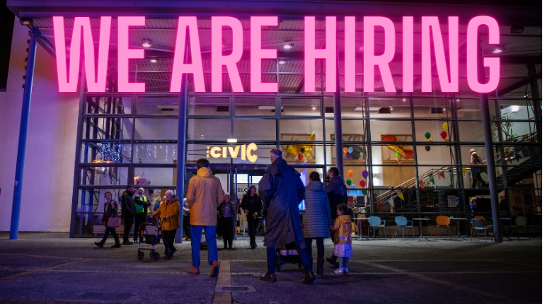 Closing Date Fri. 2 Jun | 5pm
⚡️WE ARE HIRING⚡️
Digital &amp; Marketing Communications Assistant   

Are you looking for an exciting career move to a dynamic, fast moving, creative environment? 

join #teamcivic 

Find out more 📷⬇️

civictheatre.ie/blog/civic-new…