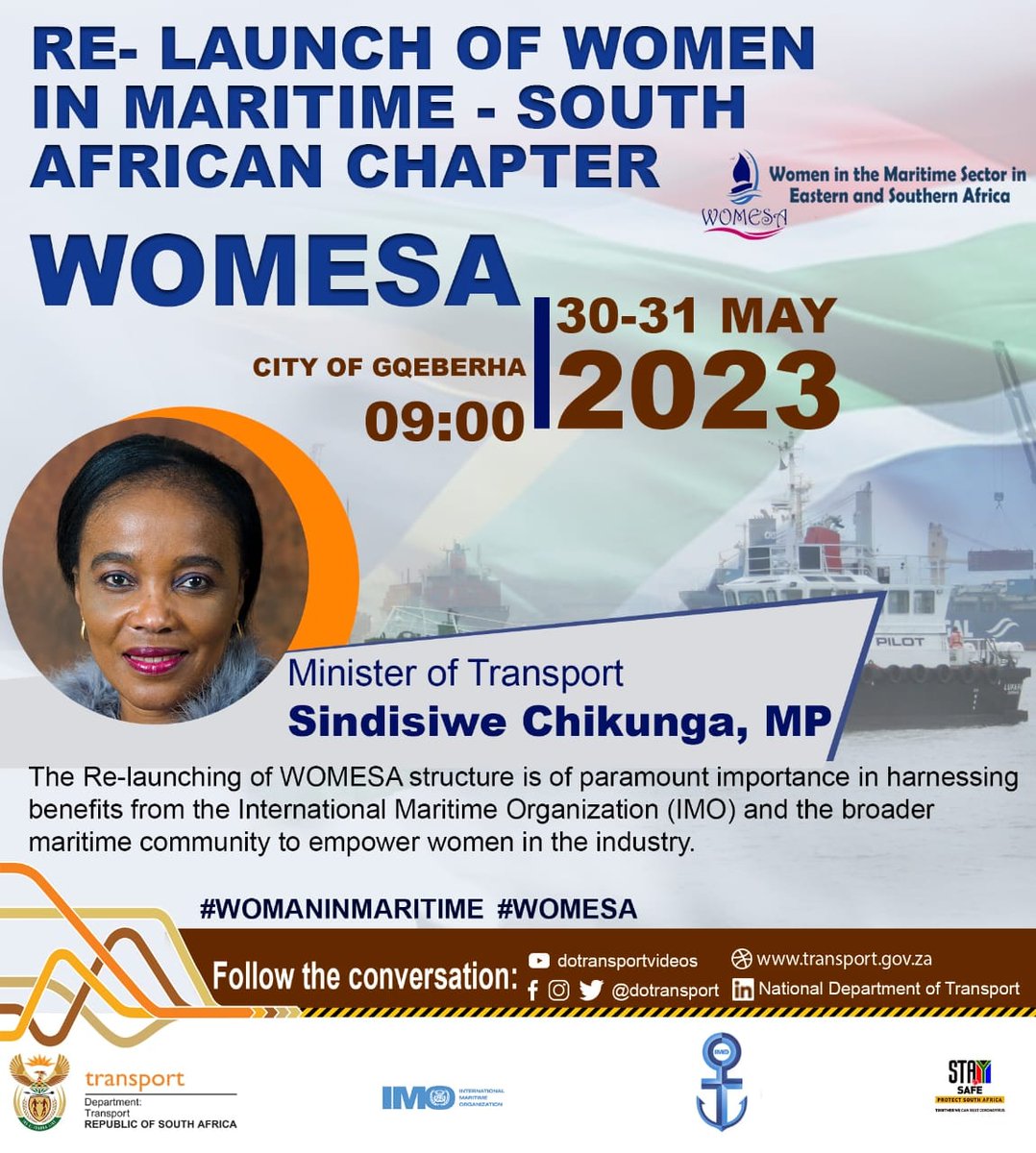 Dotransport's tweet photo. The WOMESA programme is key in driving the transformation needed in advocating for the empowerment of women in an industry dominated by males.
#WOMESA
@Newzroom405
@eNCA
@SindiChikunga
@PRASA_Group https://t.co/sfm3lIMEtb