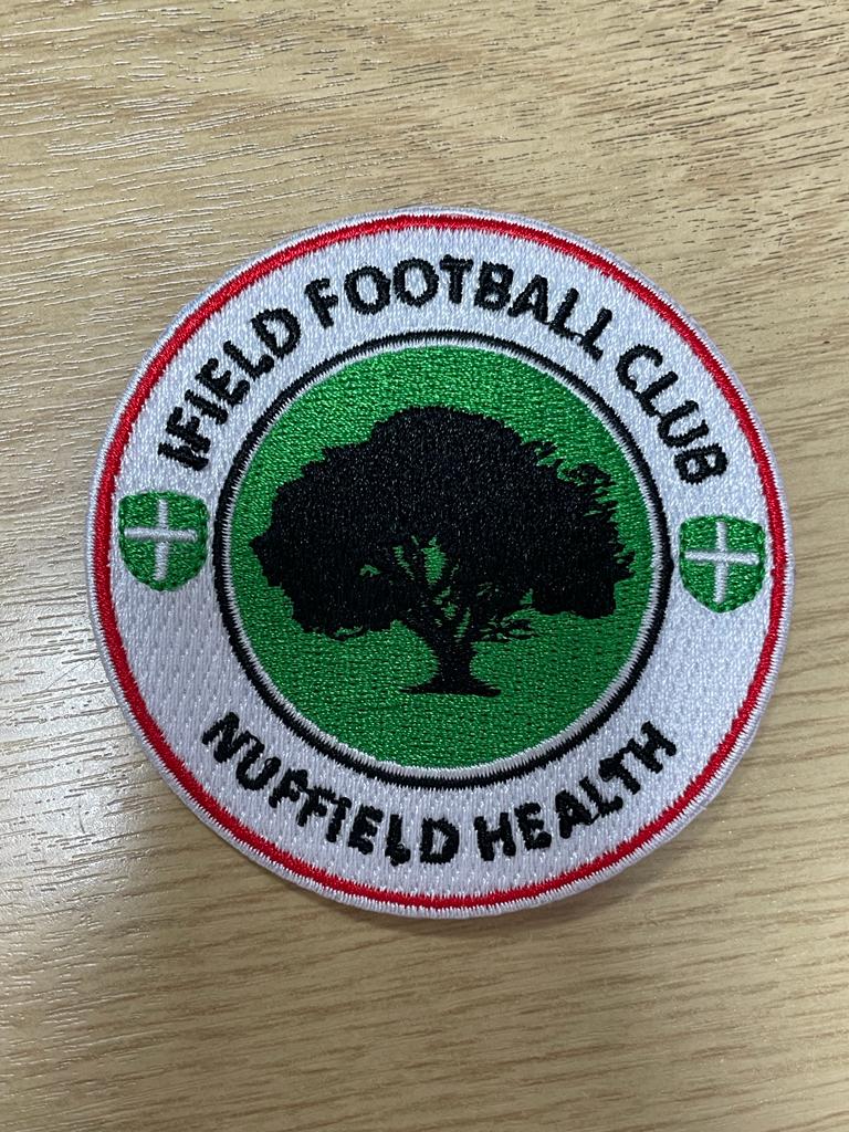 New training badges have arrived!! We are so grateful for our partnership with Nuffield Health that we have had new badges made for all our training kits. 
Thank you for this great opportunity!! 
 #nuffieldcrawleycentral #ifieldfootballclub