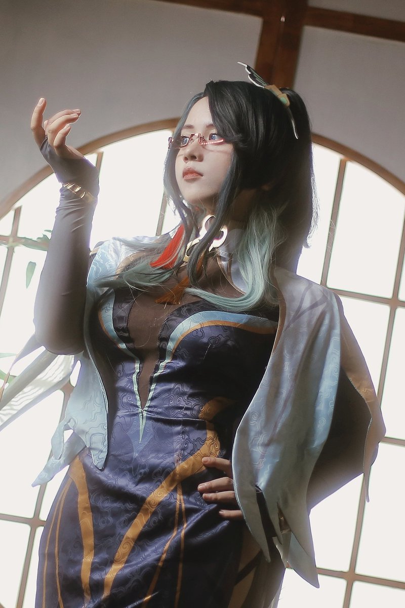 yanami_cos's tweet photo. 𝘛𝘳𝘢𝘯𝘲𝘶𝘪𝘭𝘪𝘵𝘺 𝘰𝘧 𝘮𝘪𝘯𝘥, 𝘢𝘯𝘥 𝘱𝘶𝘳𝘪𝘵𝘺 𝘰𝘧 𝘩𝘦𝘢𝘳𝘵.

Finally cosplayed Cloud Retainer! Our beloved tsun tsun mommae 😤👌

#GenshinImpact
#hoyocreators https://t.co/IlR9Kisb7d