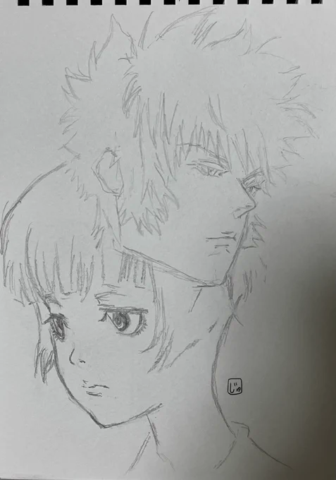 @k8hori24 おさちゃんこんばんは🌙
ありがとうございます💗
ハリソン・フォード似てると言ってもらえてすごく嬉しいです😭まだまだ思うようには描けないけどね
PSYCHO-PASSみたよ〜面白かったしあれは大スクリーン正解だね❣️話がいろいろ繋がった✨
rkgkですが描いて観ました...(模写) 