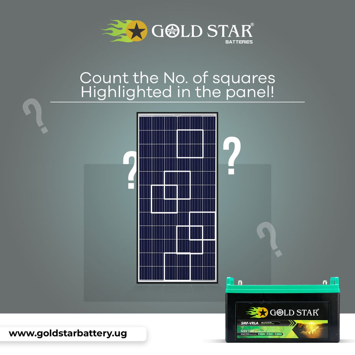 GoldStarBattery's tweet image. 𝐂𝐨𝐦𝐦𝐞𝐧𝐭 𝐛𝐞𝐥𝐨𝐰 𝐰𝐢𝐭𝐡 𝐭𝐡𝐞 𝐜𝐨𝐫𝐫𝐞𝐜𝐭 𝐚𝐧𝐬𝐰𝐞𝐫.
𝐅𝐨𝐥𝐥𝐨𝐰 𝐆𝐨𝐥𝐝 𝐒𝐭𝐚𝐫 𝐟𝐨𝐫 𝐦𝐨𝐫𝐞 𝐬𝐮𝐜𝐡 𝐦𝐢𝐧𝐝 𝐛𝐥𝐨𝐰𝐢𝐧𝐠 𝐠𝐚𝐦𝐞𝐬.
.
#goldsta #gametime #gametime2023 #itsgametime #puzzle #puzzlegame #puzzletime #puzzlelover #puzzlechallenge