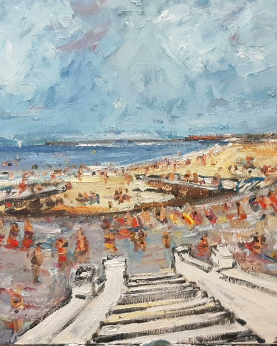 Great paintimg this weekend!! Loving the longer days and al fresco eating 💕 

Hope you like this piece. You could be in it!!

deborahdonnelly.com/painting/seapo…

#seapoint, #blackrock, #irishart, #Paintingsofseapoint, #collectableart, #collectableirishart, #contemporyirishart,
