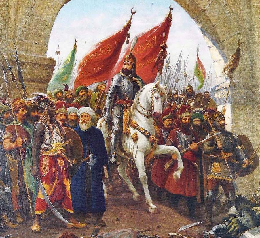 ”Onlar boğazı zincirleyecek kadar zekiyse, biz de gemileri karadan yürütecek kadar deliyiz!” Şanlı Fethin yıldönümü kutlu olsun! #İstanbulunFethi