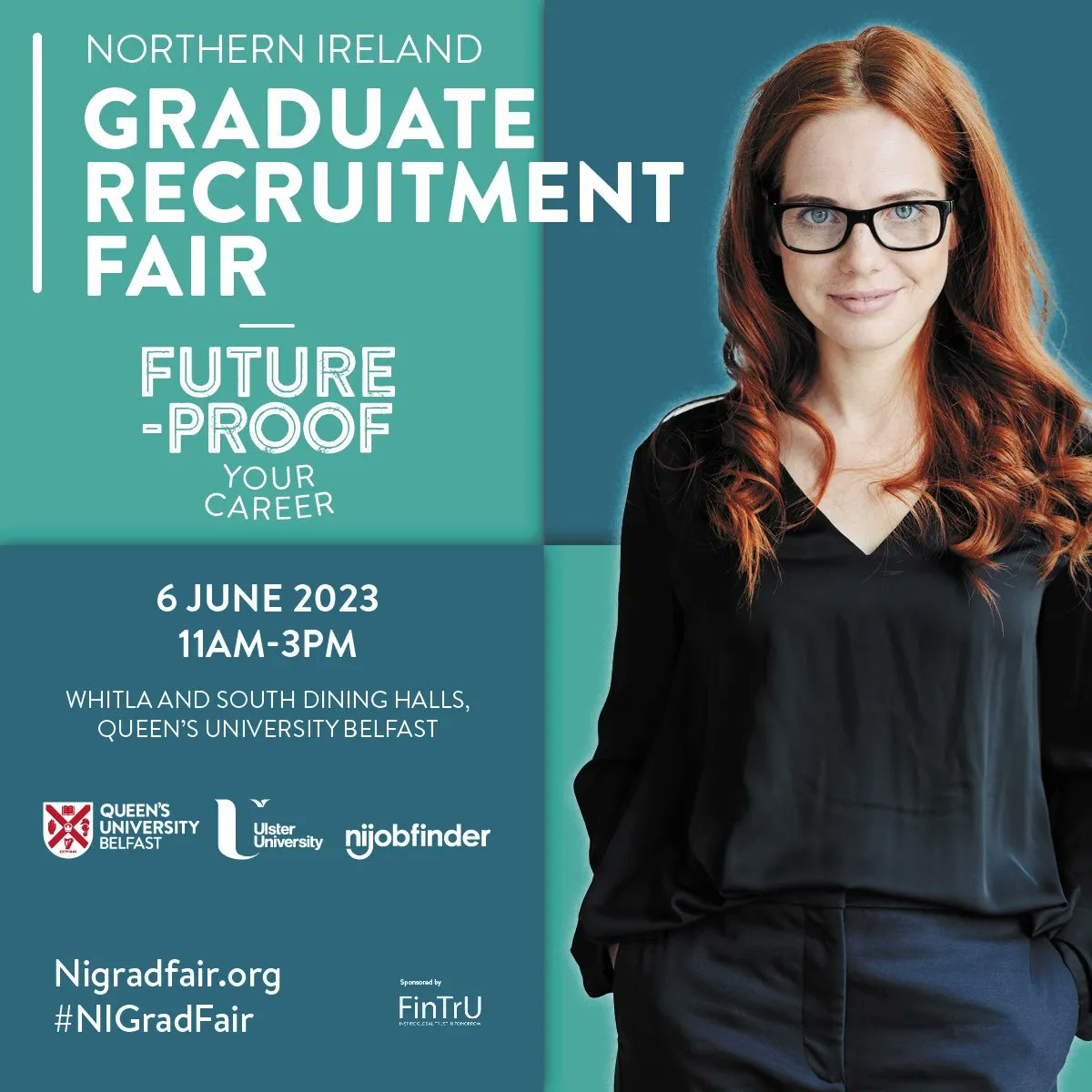 *Graduating Students* 8 Days until the NI Grad Fair

Have you booked your place for the NI Grad Fair taking place on Tuesday 6 June at Queens University, Belfast? If not you better hurry! We also have transport available from the North West.
Find out more buff.ly/3OKKY1k