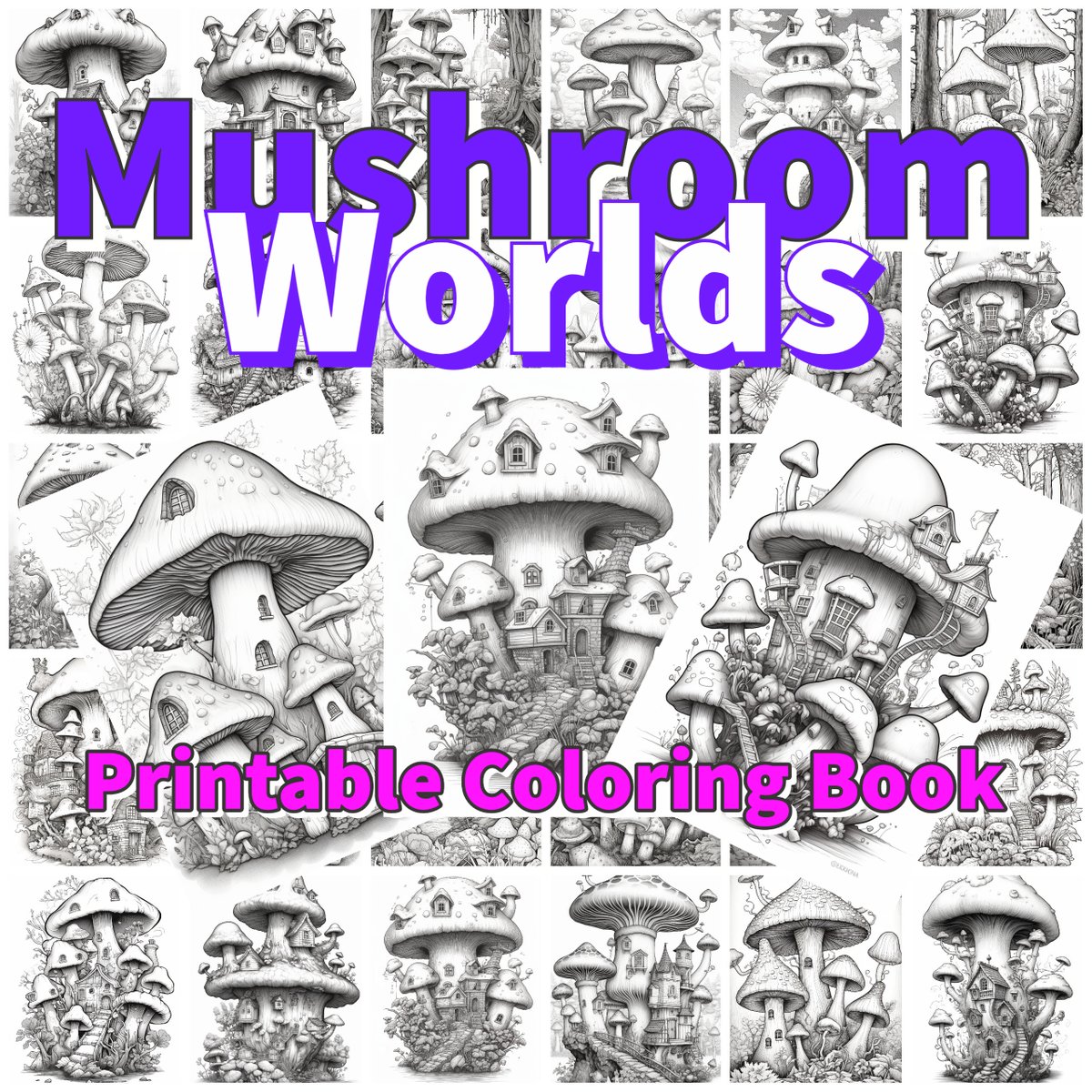 etsy.com/listing/147410…
Click the link above to add a touch of color to the world!
#Mushrooms #Nature #Coloring #ColoringBook #Art #Flowers #Cottage #TreeHouses #Fungi #Toadstool #MushroomArt #ColoringPages