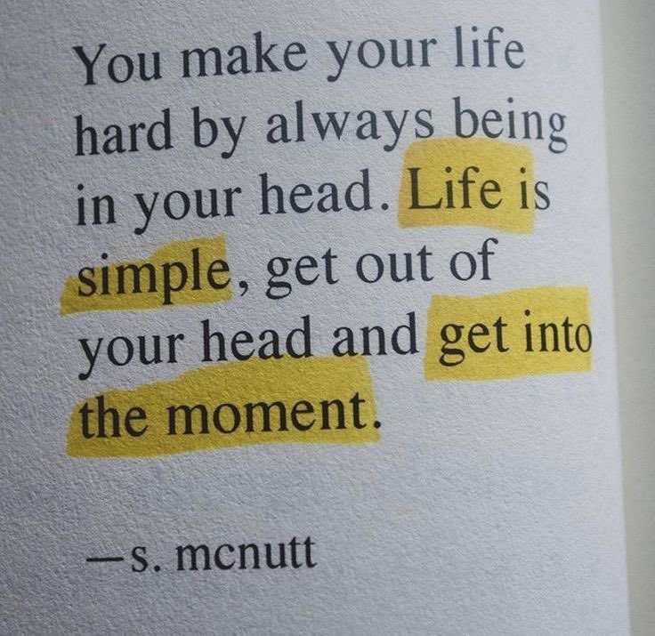 life is simple