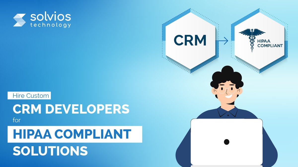 solviostech's tweet image. 👨‍💻 Are you looking for HIPAA-compliant CRM solutions for your business? 👀 Look no further! At Solvios Technology, we offer custom CRM development services that are fully compliant with HIPAA regulations. 

#CustomCRM #HIPAACompliantSolutions #SecureData #CustomCRMDevelopers