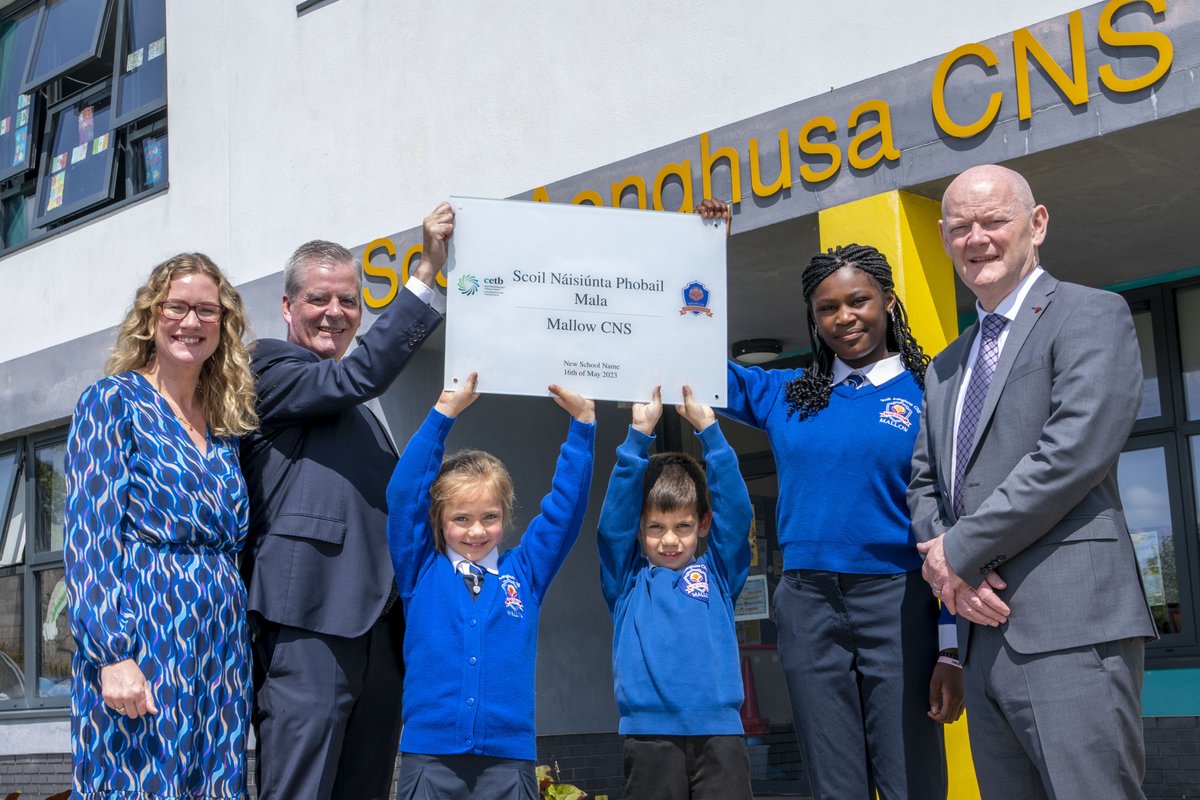 Some images from our recent name changing ceremony - <a href="/MallowCNS/">Mallow Community National School</a> Scoil Aonghusa CNS is now known as Mallow Community National School!