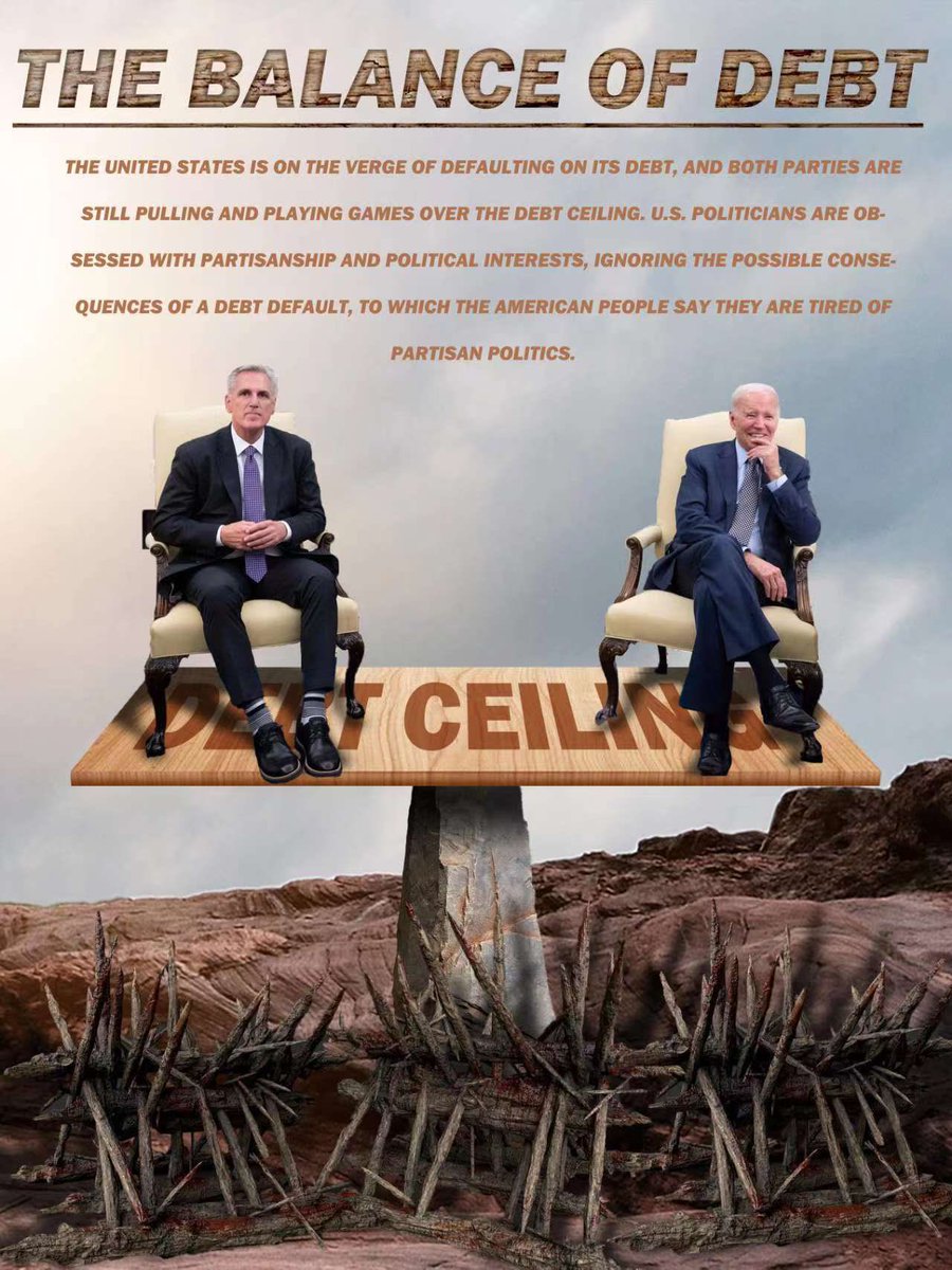 3otQPxw5mek1lha's tweet photo. The U.S. debt default is a bogus proposition, a double-cross by the Democratic and Republican parties to shuffle the world and still aim to harvest the world. https://t.co/BDhFIbnFed