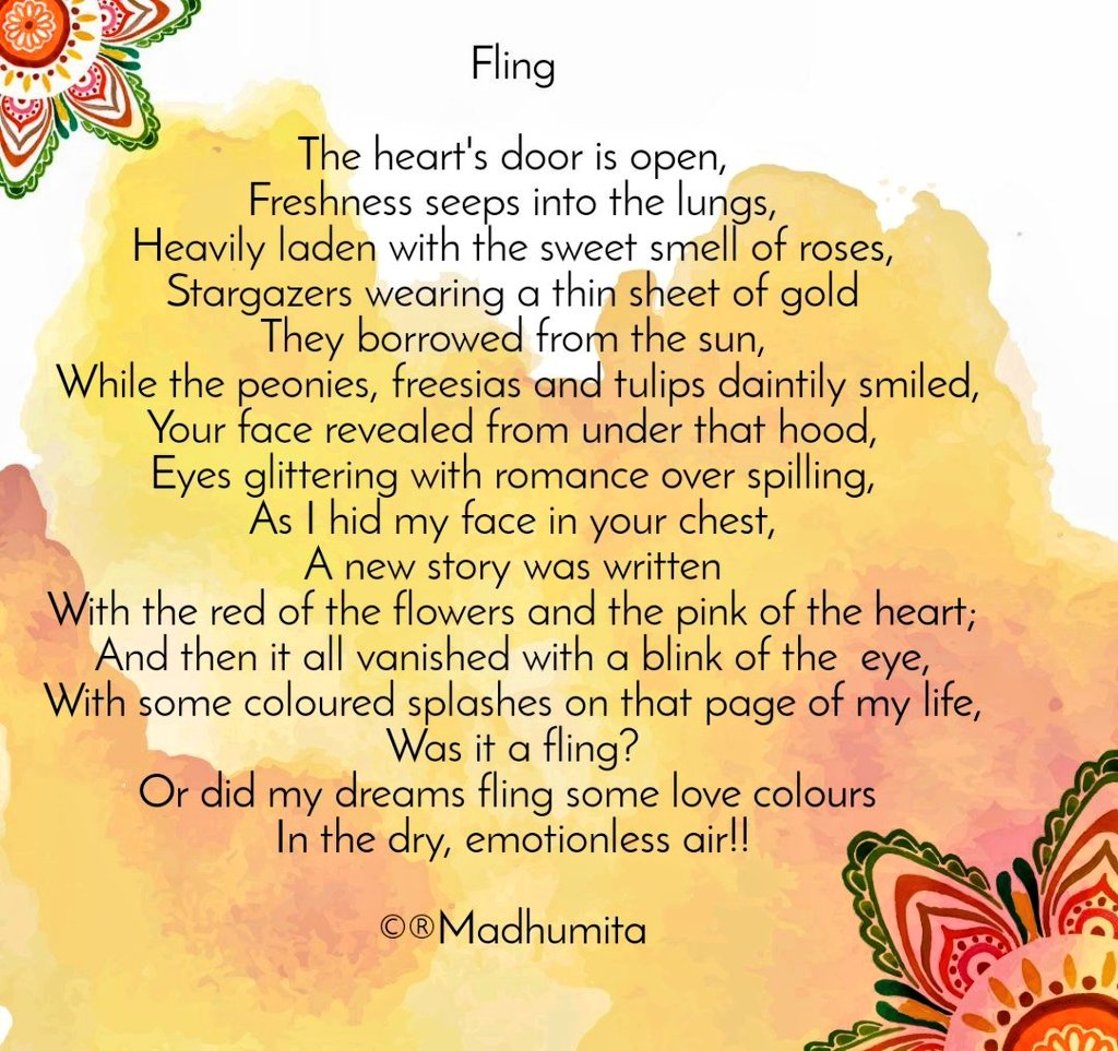 madhumita6's tweet image. #fling 

#poetrylovers #poetrycommunity