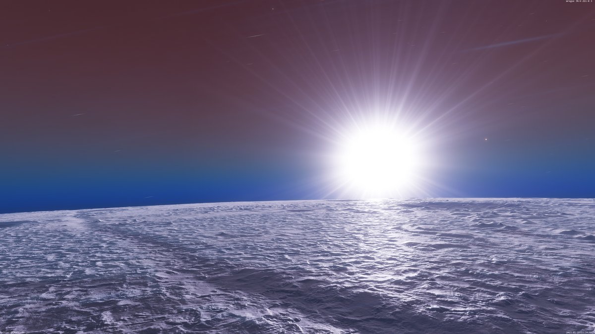 CMurlin99's tweet photo. First interesting finding of the day. IB 13.7LS off of a Type L star. Has atmosphere AR 99%, C02 0.8%, S02 0.07%. Makes for a nice blue sky.

#elitedangerous #exploring #screenshot https://t.co/84E6wxfMax