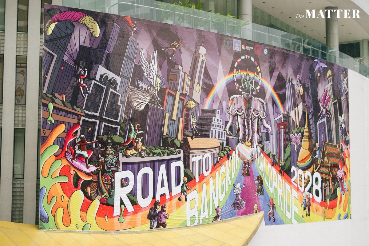 ประมวลภาพบรรยากาศ บริษัท นฤมิตไพรด์ จำกัด ร่วมด้วย กรุงเทพมหานคร ภาคประชาสังคม และภาคเอกชน จัดแสดงผลงานศิลปะ Road To Bangkok World Pride 2028 บริเวณหน้าหอศิลปวัฒนธรรมแห่งกรุงเทพมหานคร เพื่อแสดงความพร้อมในการจัดงานระดับโลก World Pride ในปี 2028

#PrideMonth #งานไพรด์ #เดือนไพรด์