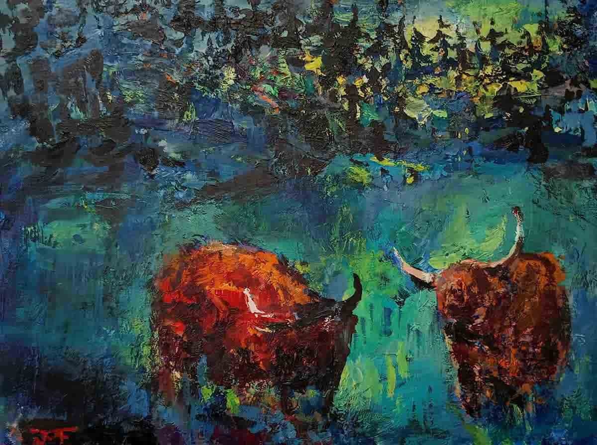 Until 3rd June, <a href="/galleryqdundee/">Gallery Q Dundee</a> is hosting an exhibition by Glasgow-based John Martin Fulton, alongside a mixed exhibition of work by gallery favourites and newcomers.
artmag.co.uk/gallery-q-dund…
#artmag #scottishart #scottishgalleries #scottishartonline #scottishpainting