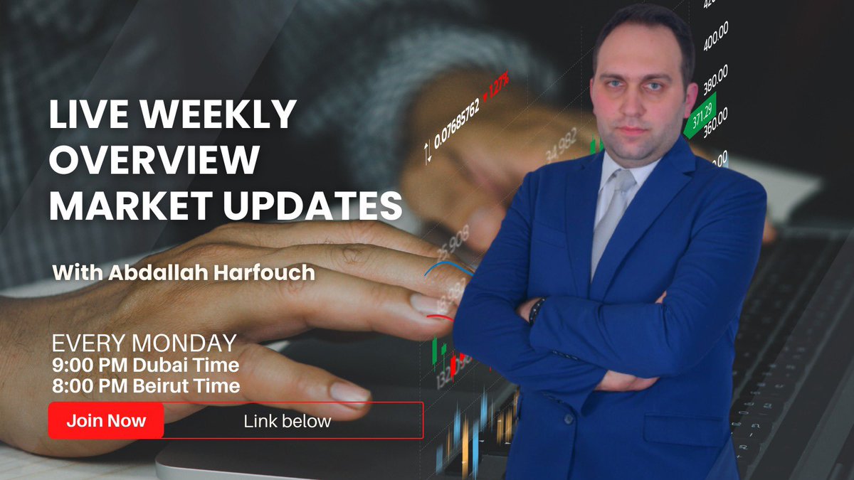 88Abdallah's tweet image. تعرّف على القاعدة الأساسية لإدارة المخاطر  خلال #التداول بالاضافة الى تحليل مباشر #للعملات الرئيسية، #الداو_جونز #الذهب و #النفط كل إثنين في تمام التاسعة بتوقيت الإمارات.
للمزيد من التفاصيل تواصل معنا على الخاص