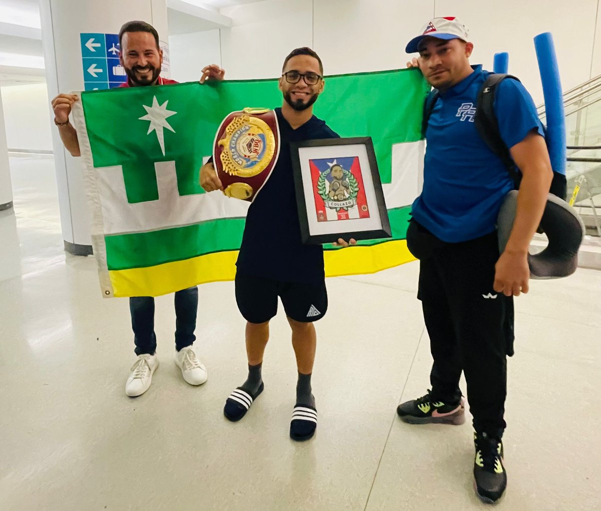 LLEGÓ A 🇵🇷 NUESTRO CAMPEÓN Oscar Collazo- De Villalba para el MUNDO 🌍