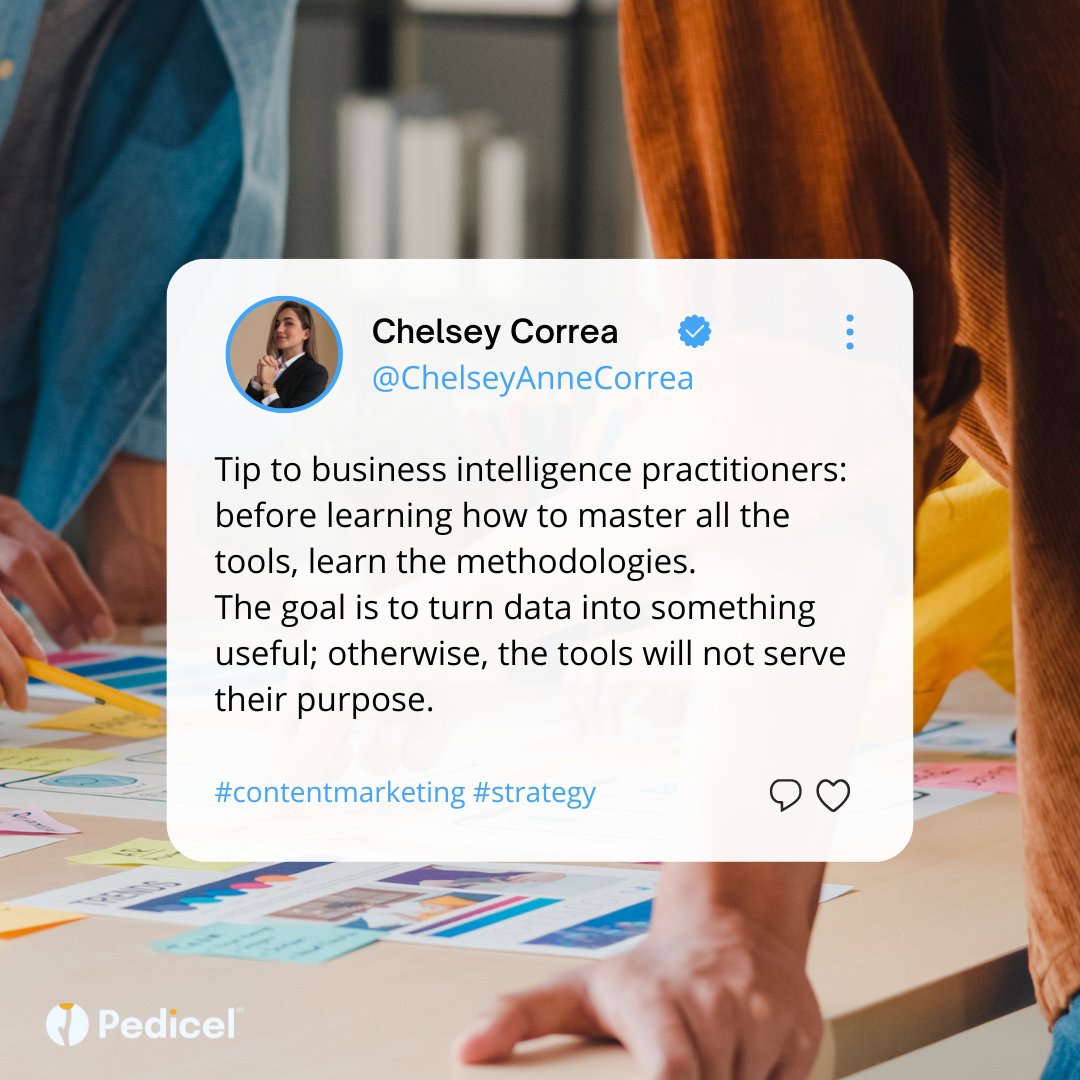 Big Data is the light at the end of every tunnel your business runs into. Continue to move towards it.

Thank you so much, Chelsey.