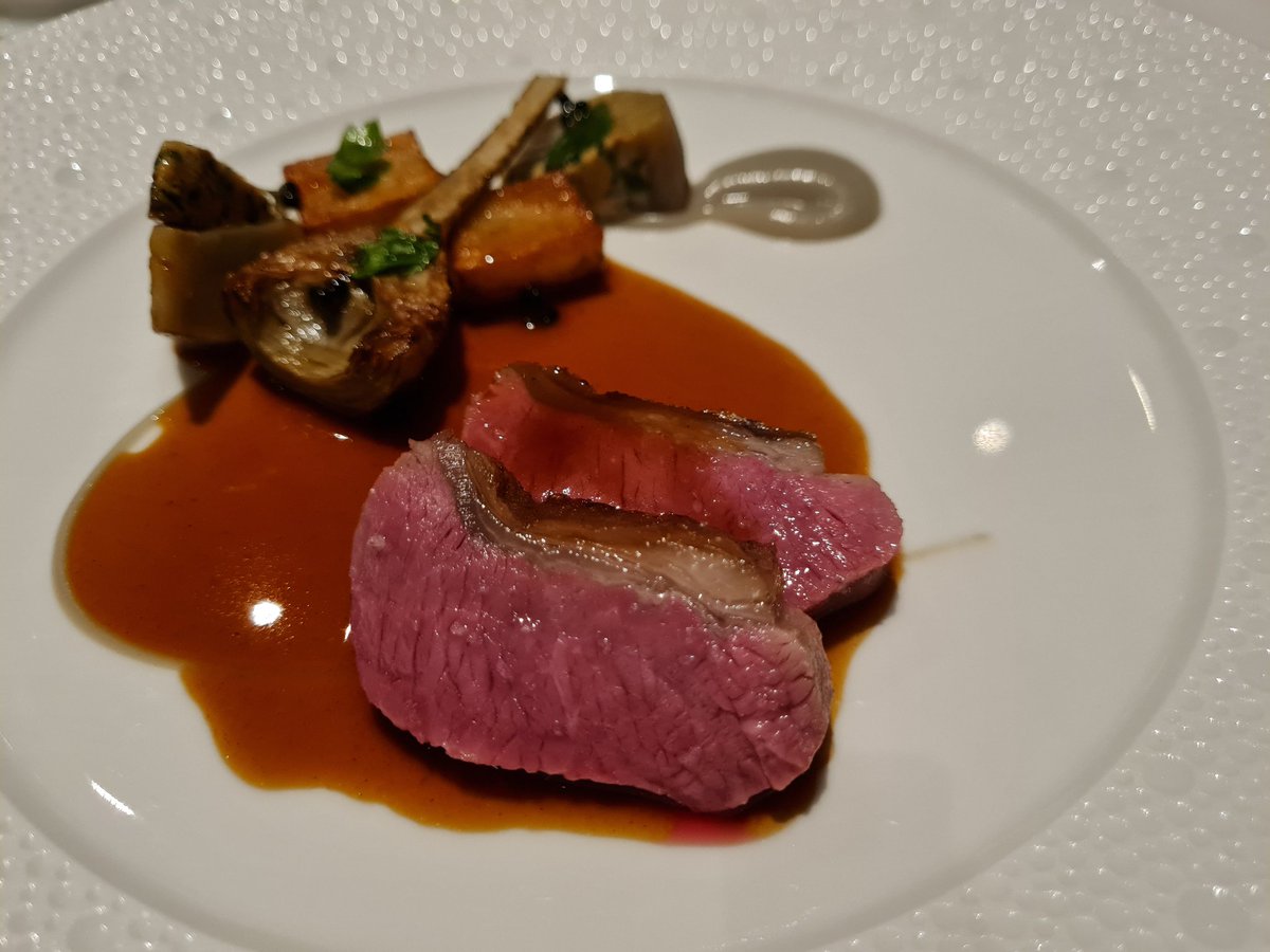 mh_lorenz's tweet photo. It was an outstanding culinary experience at @NumberOneEdin last night. Thanks to chef #MathewSherry, sommelier #SimonaDelliCarri and the whole team. https://t.co/kQwscRLk1j