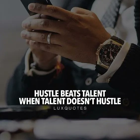 'Hustle beats talent, when talent doesn't hustle' #MondayMotivation #MondayWisdom #MondayHustle #Mondayvibes #MondayMood #Mondaythoughts