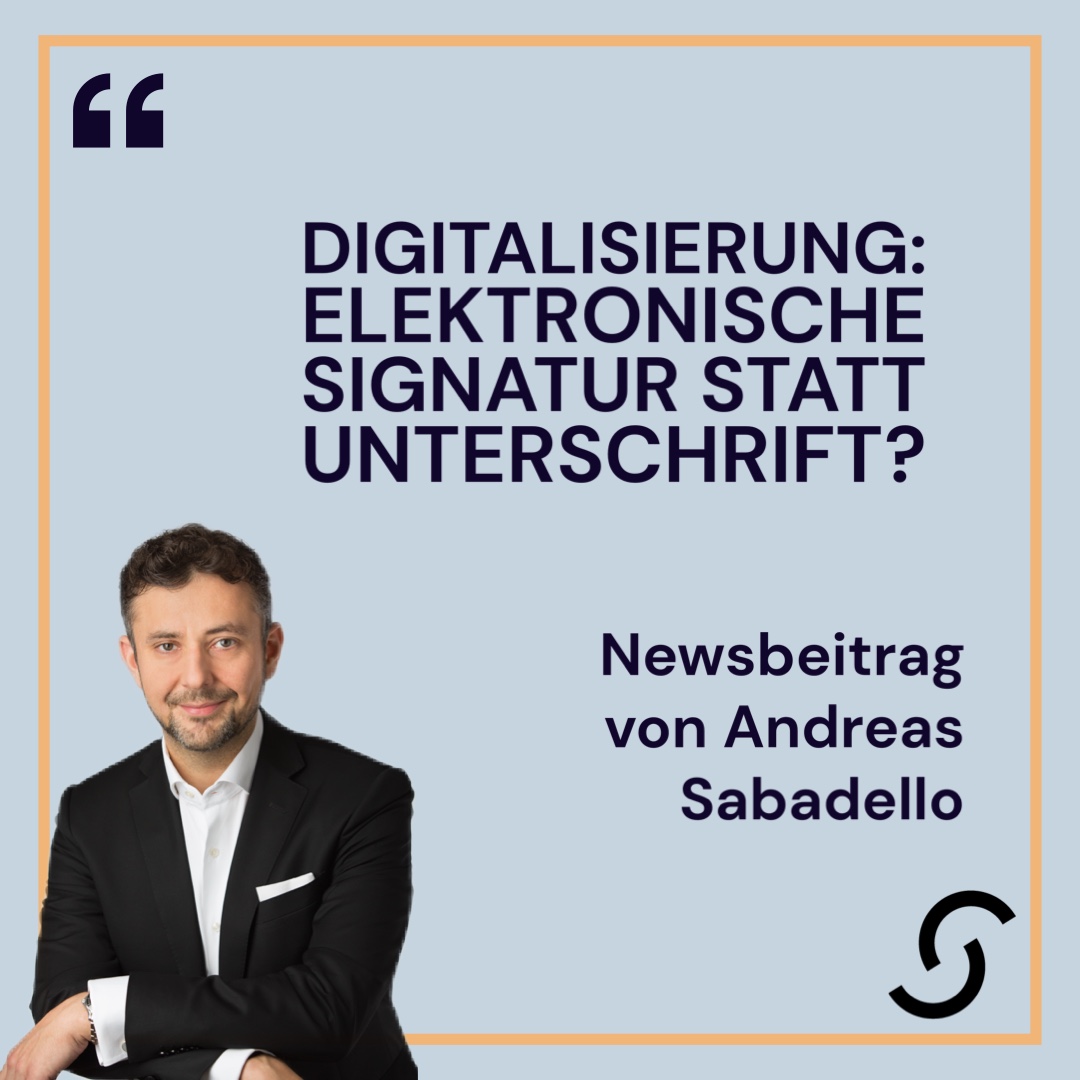 SabadelloLegal's tweet image. Elektronische Signaturen sind auf dem Vormarsch – doch wann ist eine digitale Unterschrift rechtsgültig? In unserer neuesten Veröffentlichung bit.ly/3MEqK6C erfahren Sie alles über die verschiedenen eSignaturen und ihre Anwendungsbereiche. Besonders im Fokus steht die