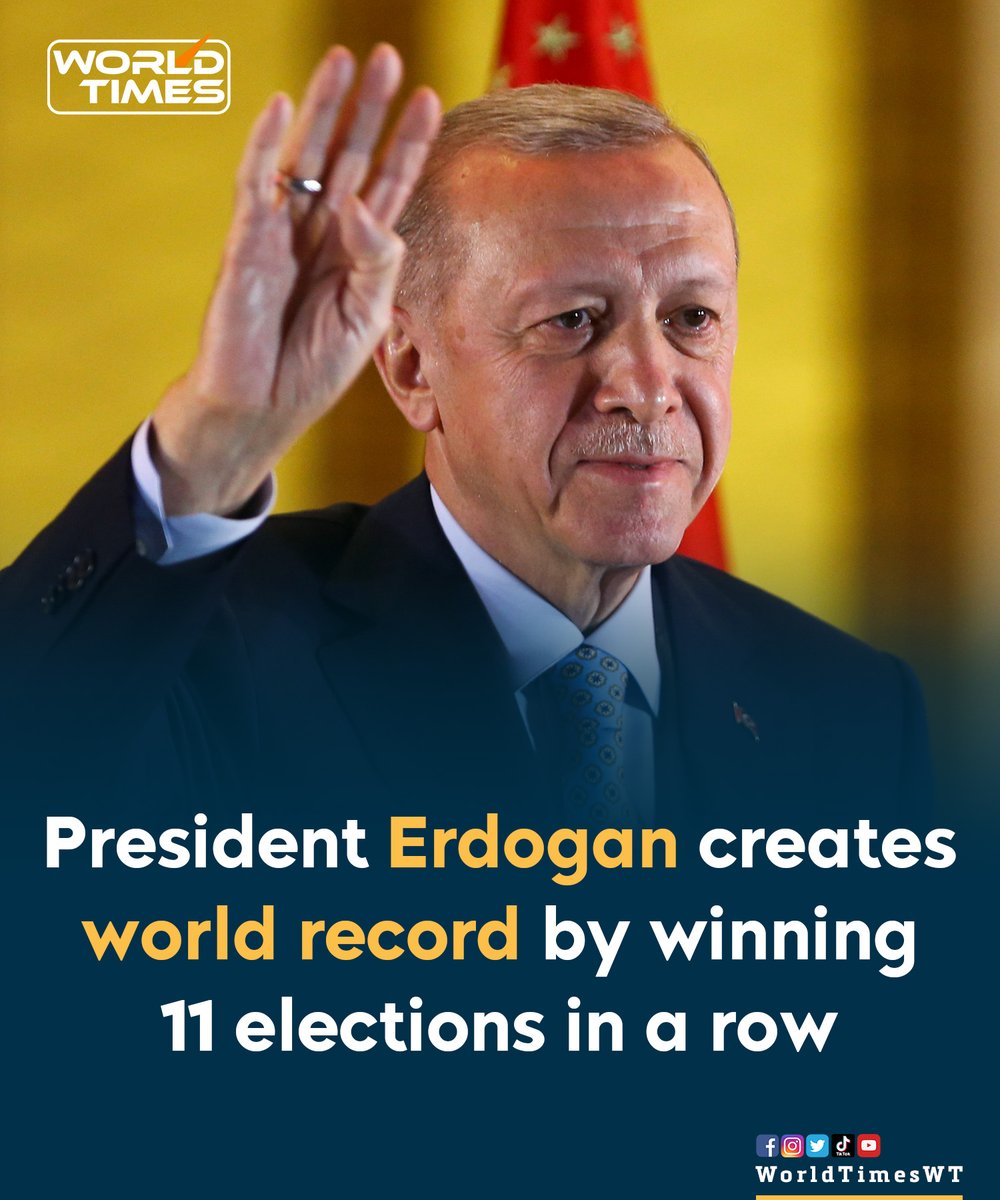World Times on Twitter "Turkey President Recep Tayyip Erdogan has won