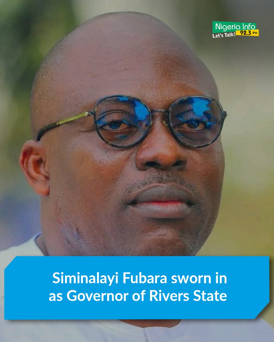 NigeriaInfoPH on Twitter: "Siminalayi Fubara has been sworn in as