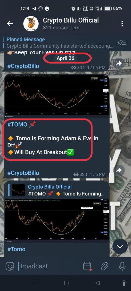 CryptoBillu's tweet photo. #TOMO chart was shared in our official telegram channel

🔸 206% (3x) Up After Our Alert🎯 🔥
.
Join our official group for this kind of free charts 

#CryptoBillu $tomo #btc https://t.co/nGIrmhMM4w