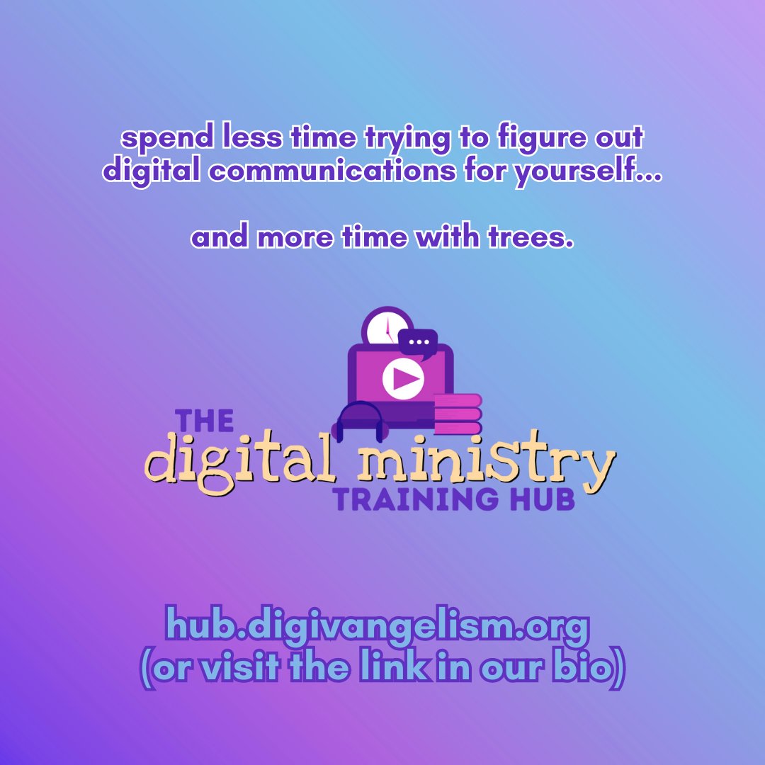 Google is great, but if you're ready to ditch the social media rabbit hole and make your time spent online more effective and enjoyable, you may need our training Hub.

#digitalministry #pastorlife #ministrylife #churchcommunications #churchcommunity #nonprofitmarketing