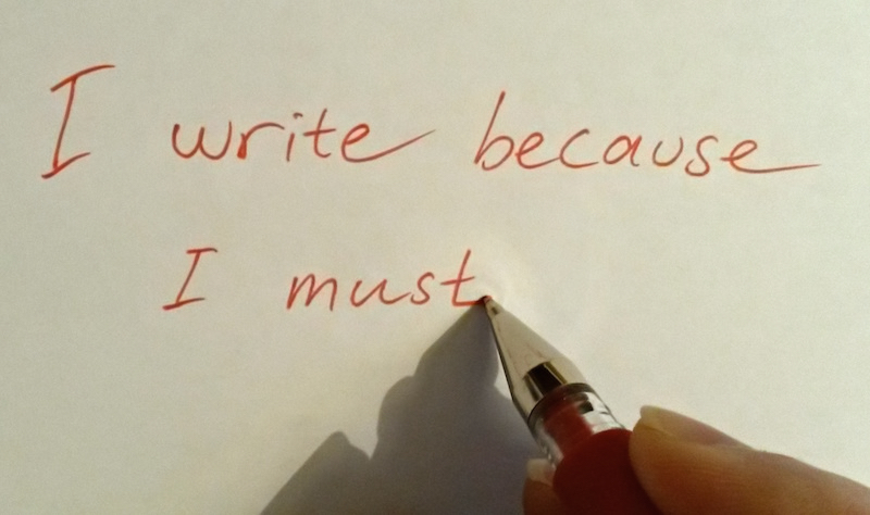'Why do you write? I write because I must.' #Lexicon #WritingGroup