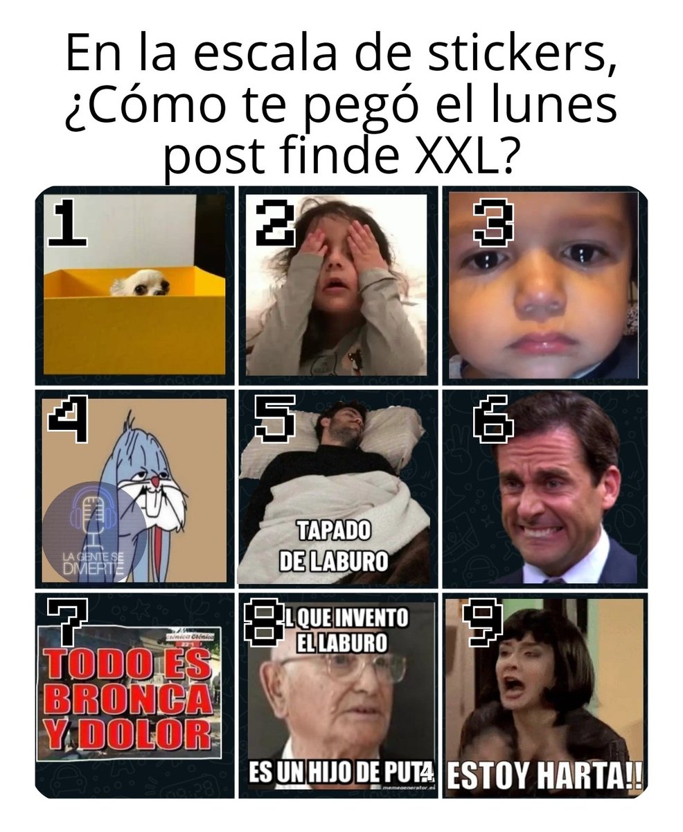 GenteSeDivierte's tweet photo. #Lunes #findelargo #trabajo https://t.co/bTNnS0jYA1