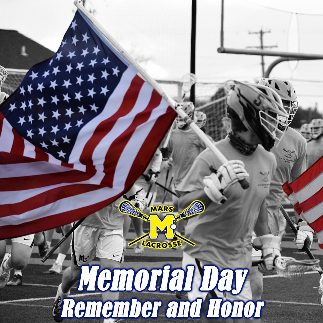planetslax's tweet photo. We remember and honor those who gave the ultimate sacrifice for this country on this Memorial Day. Happy Memorial Day from Mars Lacrosse! https://t.co/zOhj4R696m