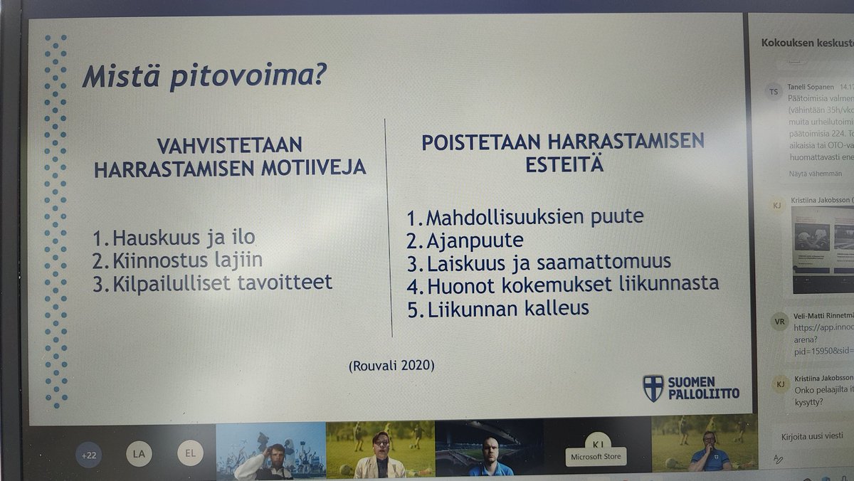 Palloliiton johdolla käsitellään #lisääliikettäsuomeen #merarörelsetillfinland -webinaarissa harrastuksen
 dropout-ilmiötä. Mikä olisi sinun mielestäsi suurin teko millä liikunnallista elämäntapaa saataisiin edistettyä teini-iässä?
<a href="/Palloliitto/">Suomen Palloliitto</a> <a href="/Olympiakomitea/">Olympiakomitea</a>
<a href="/VLN_1920/">Liikuntaneuvosto</a>