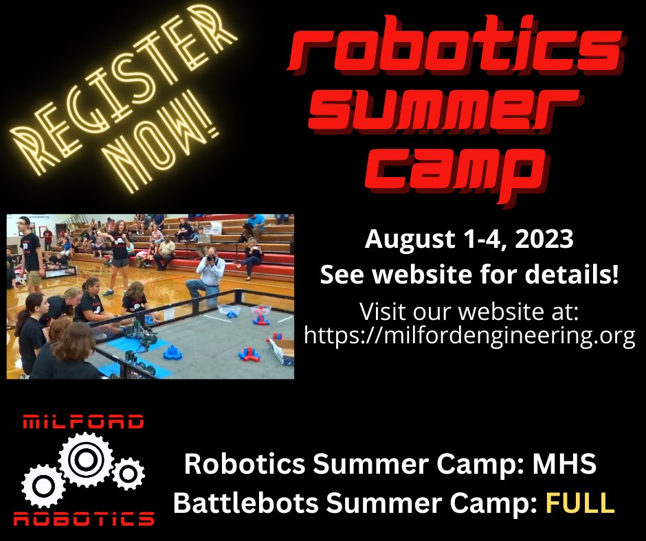 Milford Engineering and Robotics Boosters tweet media