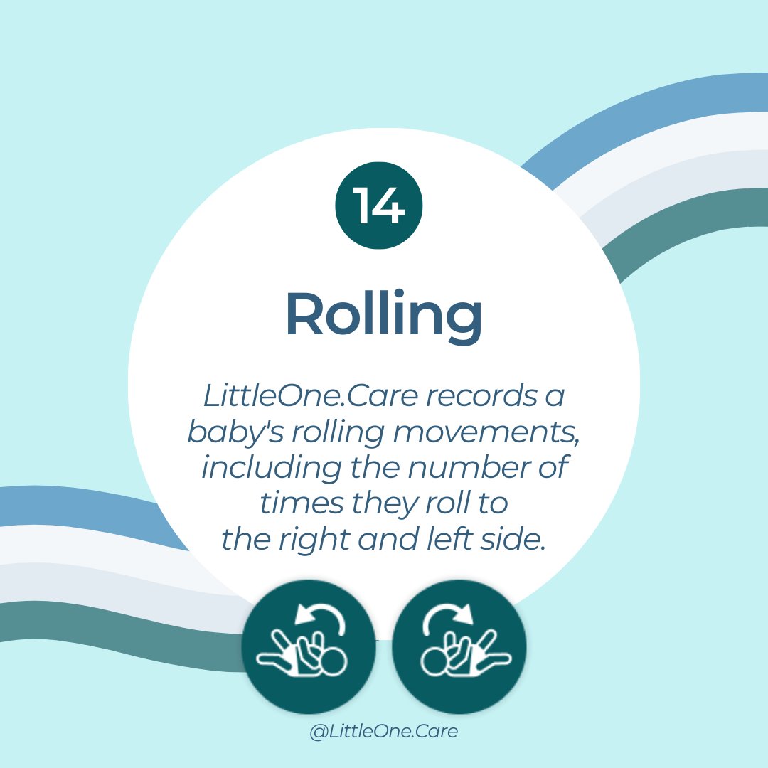 LittleOne.Care, an innovative parental smartwatch and application, tracks and records the baby's rolling activities throughout the day. 

#BabyDevelopment #RollingMilestone #MotorSkills #CognitiveDevelopment #Parenting #LittleOneCare #SmartwatchApp #Monitoring