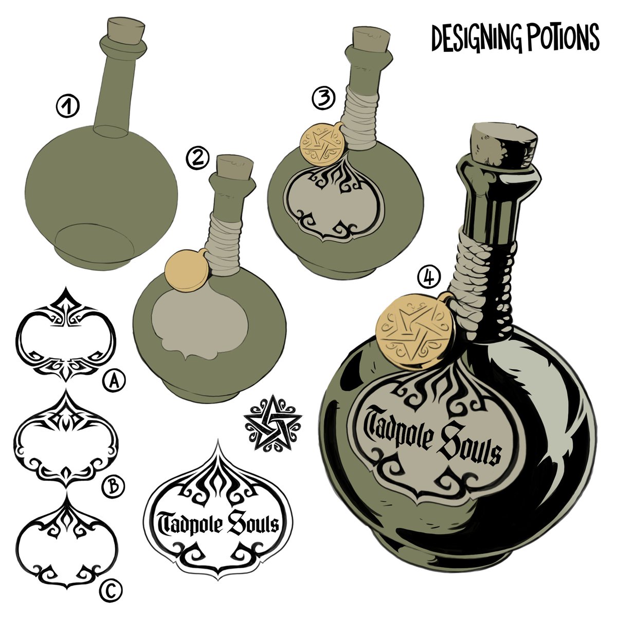 Here is a little extra piece on how to design potions.