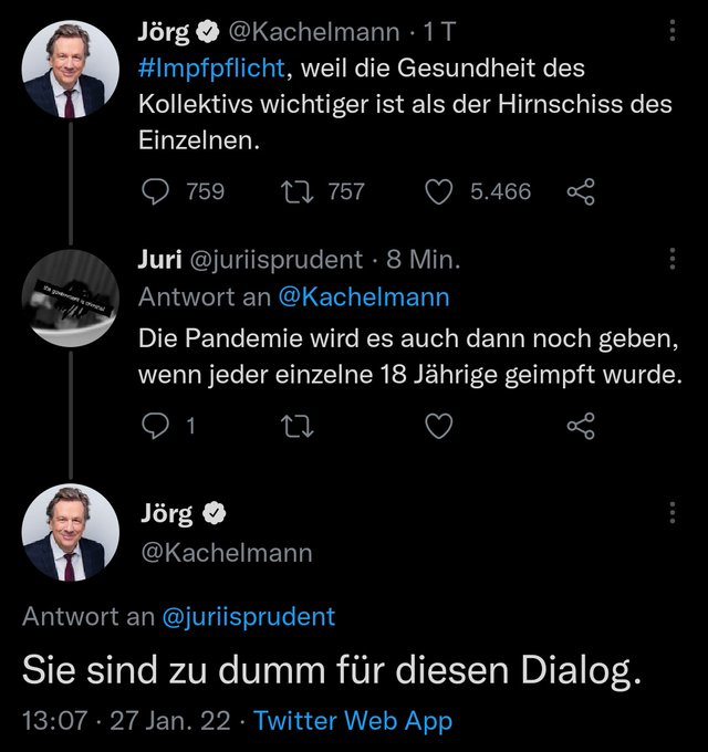 Kollektiver Hirnschiss.