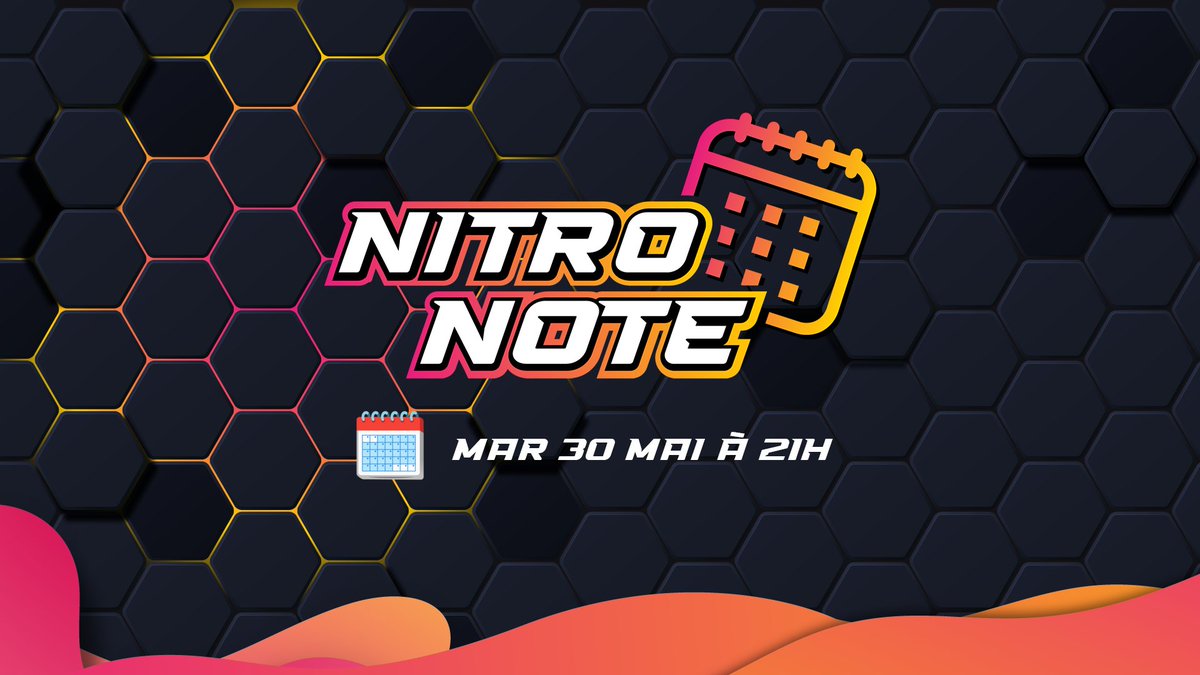 📢 Demain 21h Il y aura un 🗓️ Nitro Note !

📜 Sommaire :
- Annonce de 4 nouvelles émissions/events
- Détails des recrutements ouverts
- Débrief et futur des différentes émissions déjà existantes

🎙️ Présenté par @gr1nk <a href="/pigloodu14/">pigloo</a> <a href="/Contoqueren/">Contos</a> &amp; <a href="/AnthonyStrackel/">Strackel</a>
