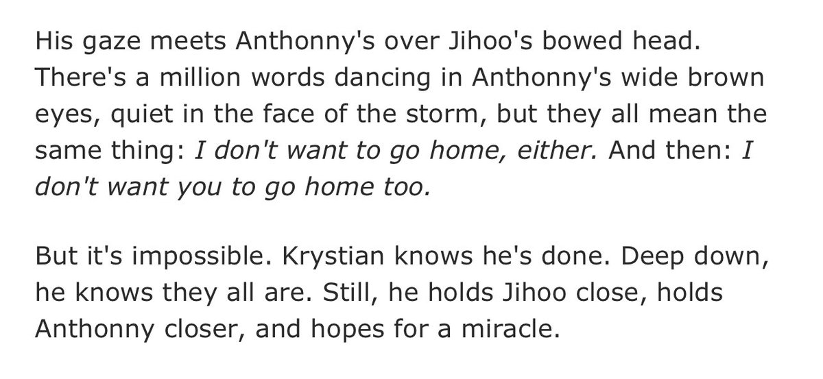 junhuicolls's tweet photo. WHY AM I READING A LIMOUSINE TEAM FIC WHEN I KNOW IM JUST GONNA END UP CRYING OVER THE ANGST 😭 I HATE THIS https://t.co/PvfzmVIfGE