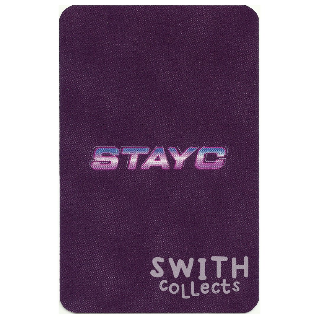 SWITHCollects's tweet photo. STAYC 06 - Yoon STAR TO A YOUNG CULTURE Mokketshop POB

Era: So bad/STAR TO A YOUNG CULTURE
Retailer: Mokketshop
Round: 1 of 1
Card Type: Pre-order Benefit

#staycpcscans #swithcollects #staycphotocard #STAYC #Yoon #윤 #kpopscans #staycscans https://t.co/W7srq9OF2f