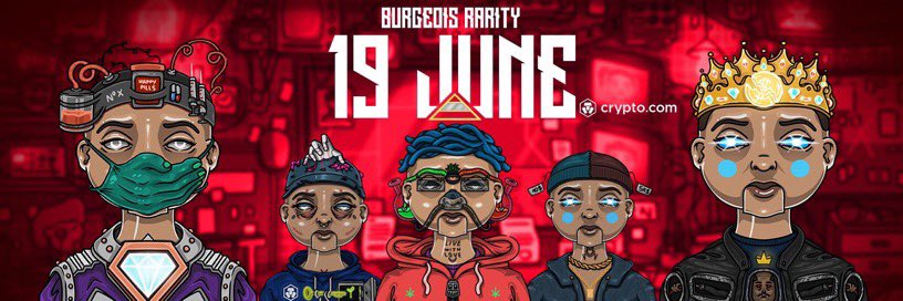🎁72H GIVEAWAY🔥

🏅200cro

1️⃣Fw <a href="/NFTPAT_/">NFTPAT_</a> @PuppetzNFT &amp; <a href="/SergiTugas/">Sergi🎭</a>
2️⃣Tag 3 fr
3️⃣ Join Discord👇🏻
discord.gg/wNMnwVJBQV

19June👇🏻🔥 Burgeois Collection
crypto.com/nft/drops-even…?

#cro #CronosNFT #crofam