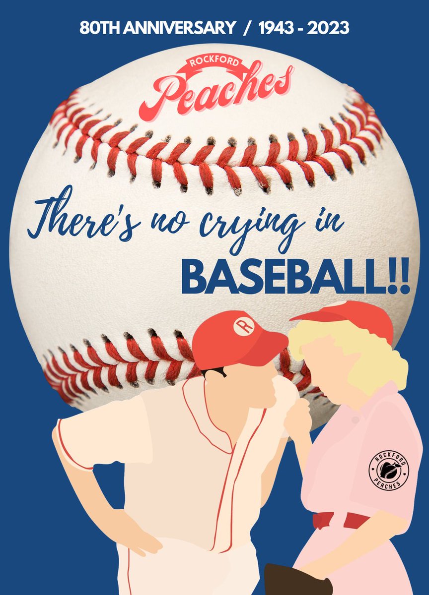 RFDPeaches75's tweet photo. We're celebrating the 80th Anniversary of the Rockford Peaches with 20% off everything at the SPoRT Apparel booth at the Rockford Rivets Stadium. #GoPeaches #GoRivets #ALOTO #RockfordPeaches https://t.co/k4YhcgHm7H
