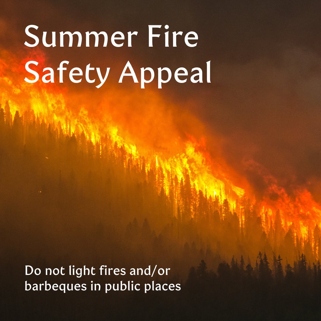 National Parks and Wildlife Service issues summer fire safety appeal See link for full details: nationalparks.ie/connemara/nati…