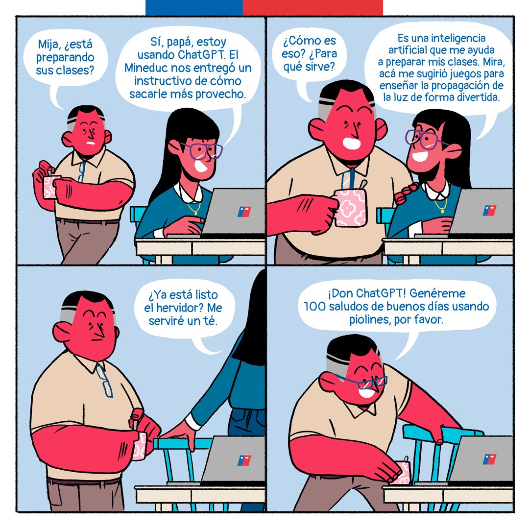 Lanzamos la "Guía Docente: cómo usar ChatGPT para potenciar el aprendizaje activo" 🤖🎓, un documento para docentes que ofrece recomendaciones para el uso de inteligencia artificial en educación para aprender a aprovechar sus beneficios y conocer sus limitaciones 📚✨