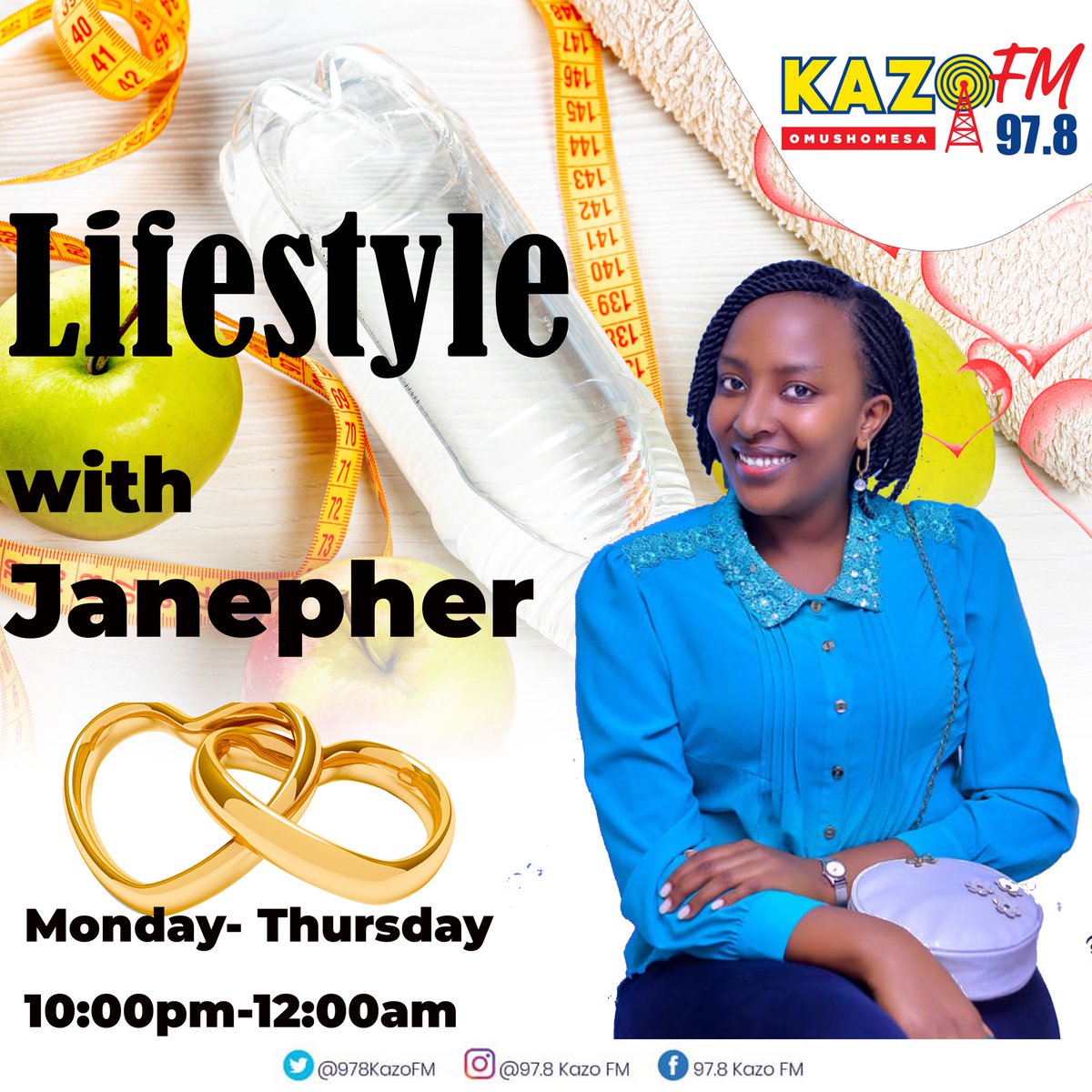 The lifestyle Queen is taking over
👑💫

Join #Janepher for #RelationshipAdvice |#HealthTips |#greatmusic |#entertainment 

#DontMiss