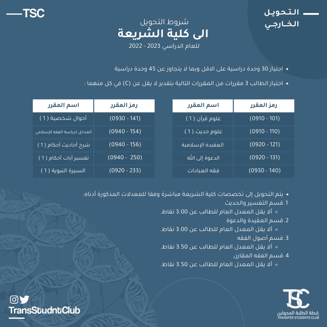 رابطة الطلبة المحولين | TSC tweet media