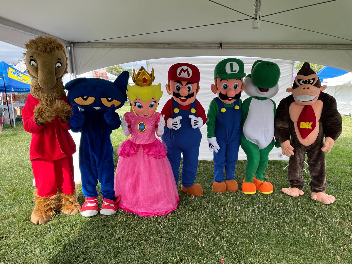 Look who's @ Bay Area KidFest TODAY! Llama Llama, Pete the Cat, Princess Peach, Mario, Luigi, Yoshi &amp; Donkey Kong are in Concord to meet their fans. Plus enjoy all the family fun from 10am-5pm at Mt. Diablo HS. Tickets ALWAYS AVAILABLE at the door. KidFestConcord.com
