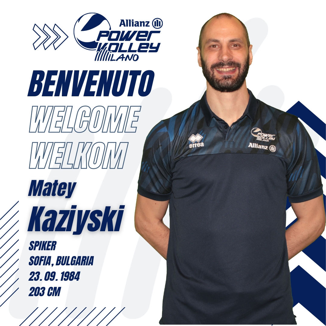 🆕 BENVENUTO | Matey Kaziyski 🏐🇧🇬

#WelcomeKaziyski

#Allianz #Milano #PowervolleyMilano #ForzaMilano #Pallavolo #Volley #Volleyball