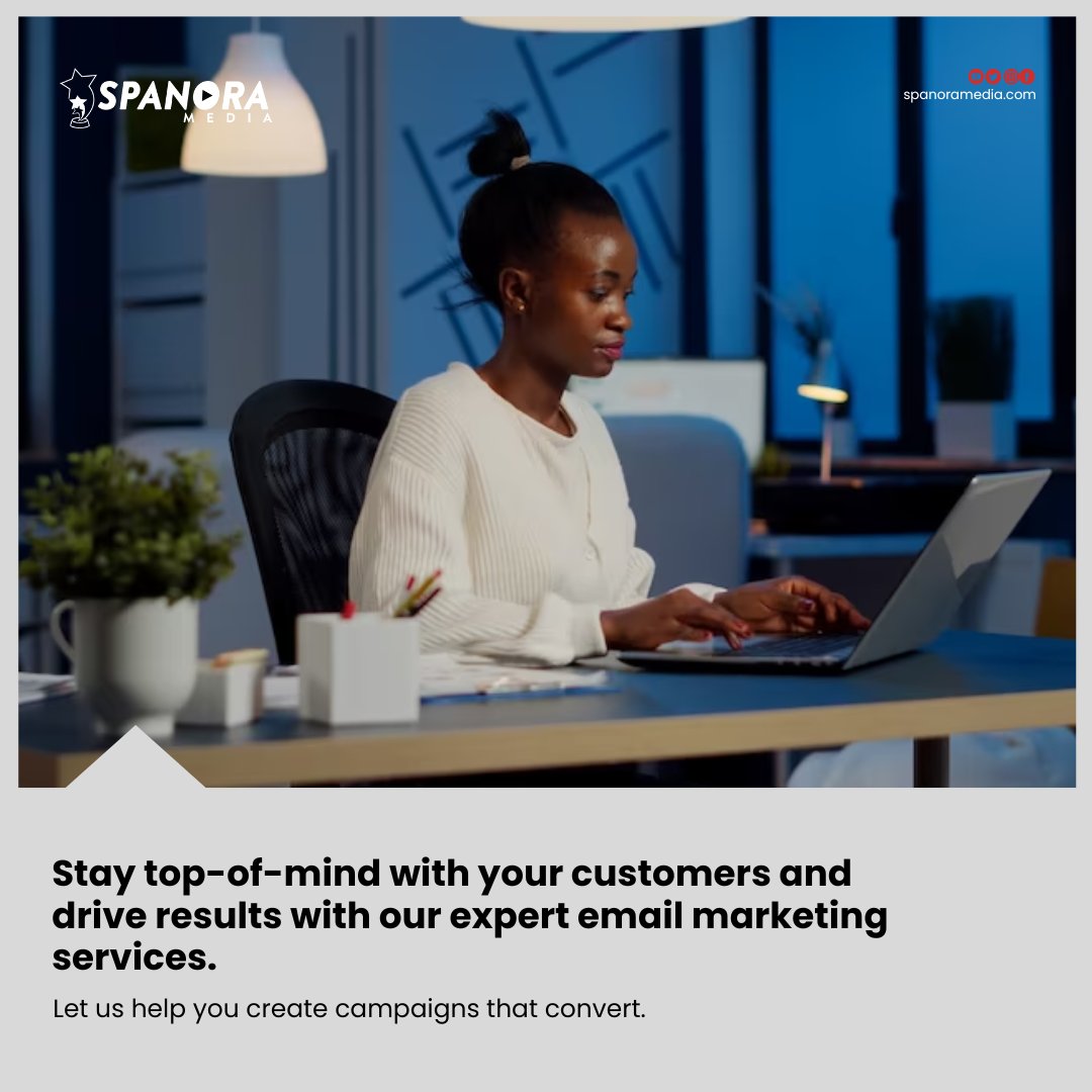 Looking for an effective way to communicate with your customers and drive sales? Our email marketing services can help you create personalized campaigns that resonate with your audience and drive conversions. Call/WhatsApp on on +256 393 208 410 to learn more.

#DigitalMarketing