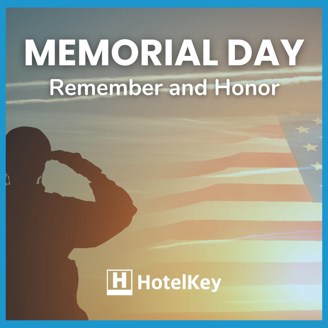 HotelKeyInc's tweet photo. HotelKey honors the many men and women we have lost while fighting for our country. #MemorialDay https://t.co/6iqZ2YYSDp